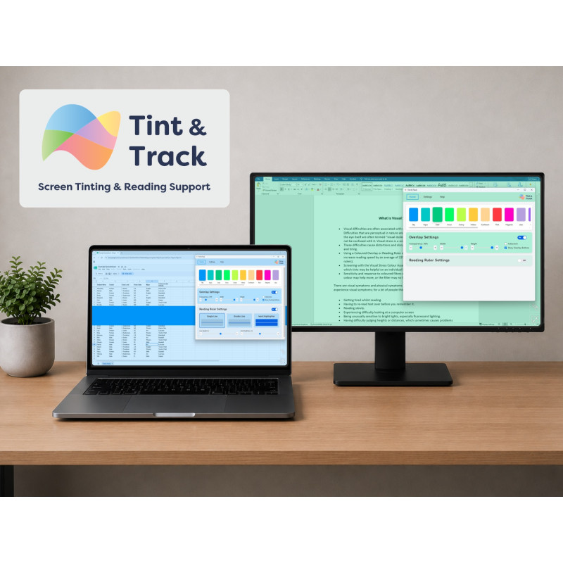 Tint and Track V3 - Screen Tinting & Reading Support Software