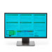 23" Widescreen Monitor Overlay - Aqua