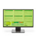 23" Widescreen Monitor Overlay - Celery