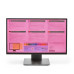 24" Widescreen Monitor Overlay - Magenta