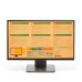21.5" Widescreen Monitor Overlay - Orange