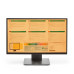 24" Widescreen Monitor Overlay - Orange