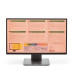 21.5" Widescreen Monitor Overlay - Pink