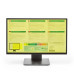 23" Widescreen Monitor Overlay - Yellow