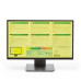 24" Widescreen Monitor Overlay - Yellow